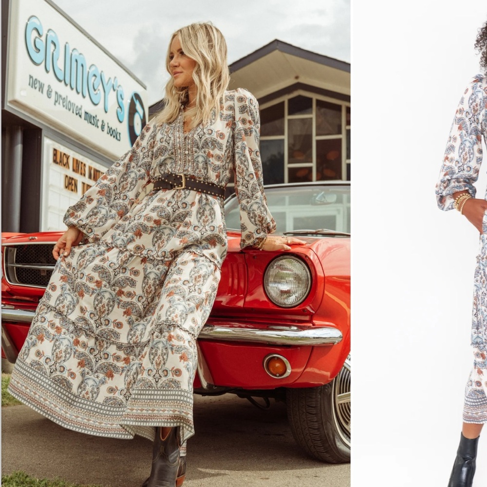 Show me your mumu dress. Xxl. Beautiful paisley pattern